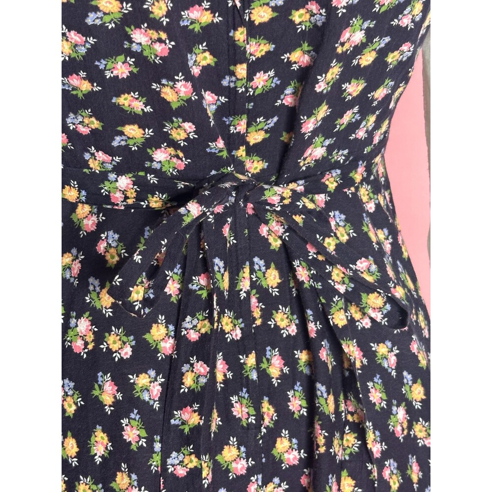 1970s DONI GIRL of California INC Prairie Long Sleeve Lace Floral Dress. Small - Picture 9 of 14